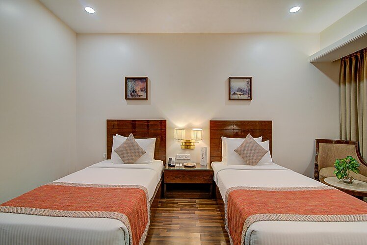 Premium Twin Deluxe AC Room at Pathaleshwara Sadan for 4 guests